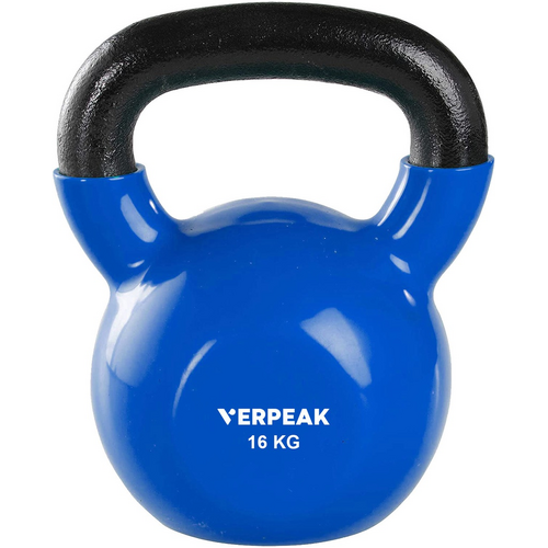 Verpeak Vinyl Kettlebell 16kg Blue