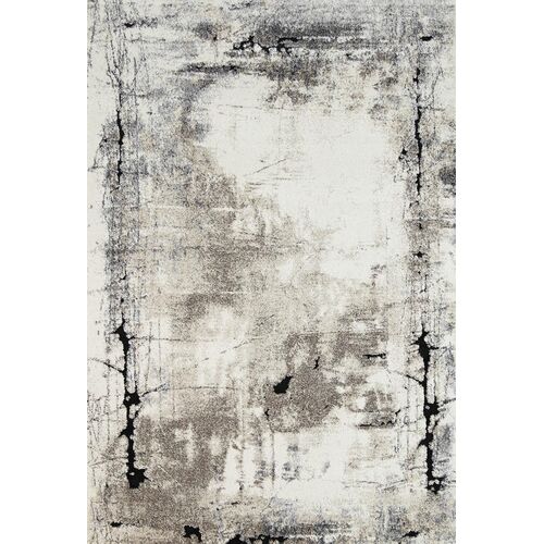 Vision Grey and Beige Abstract Rug 160x230cm