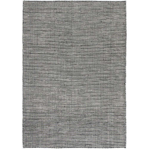 Scandi Charcoal Grey Reversible Wool Rug 200x290 cm