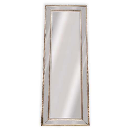 Medium Gold Beaded Framed Mirror - 70cm x 170cm