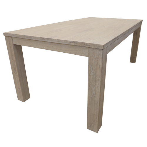 Foxglove Dining Table 225cm Solid Mt Ash Wood Home Dinner Furniture - White