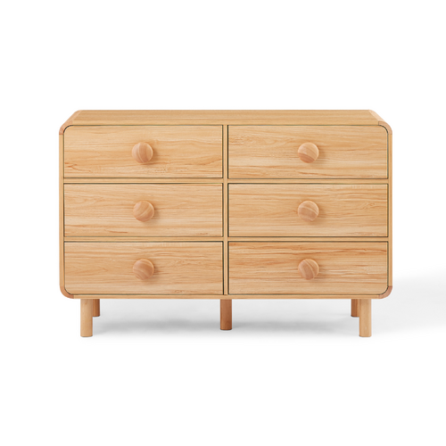 Spencer 6 Chest of Drawers in Natural